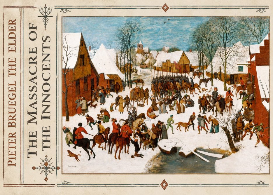 Pieter Bruegel The Massacre of the Innocents No2 - Juliste