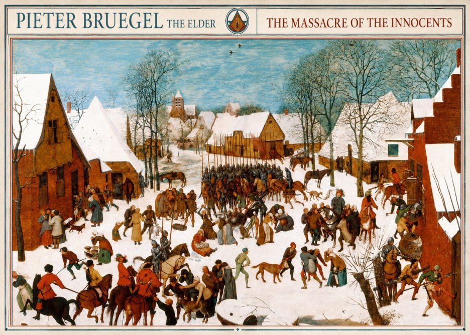 Pieter Bruegel The Massacre of the Innocents No6 - Juliste