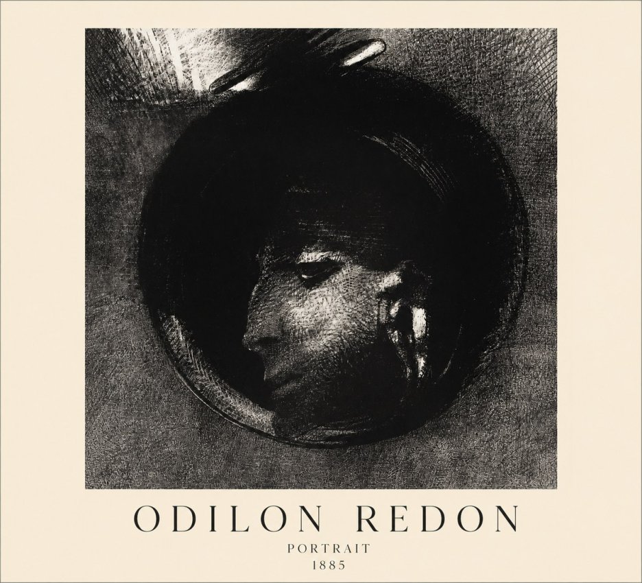 Odilon Redon Portrait No1 - Juliste