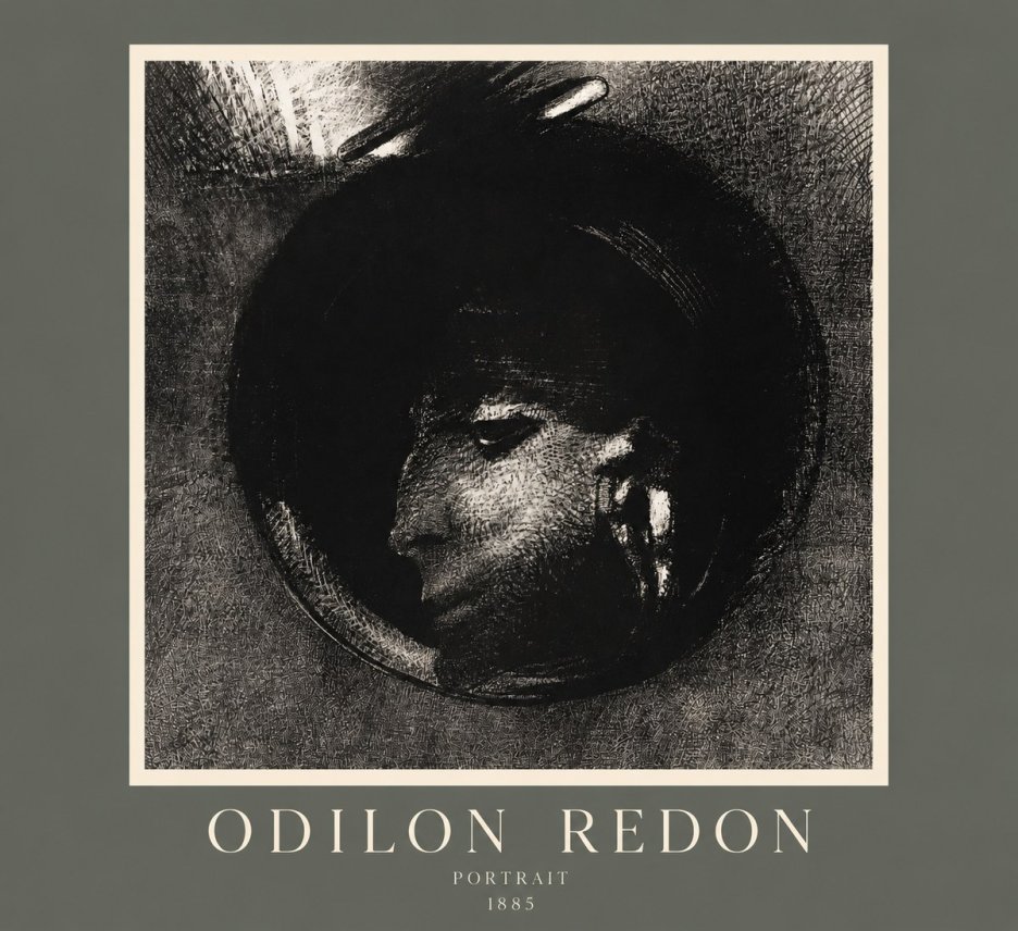Odilon Redon Portrait No2 - Juliste