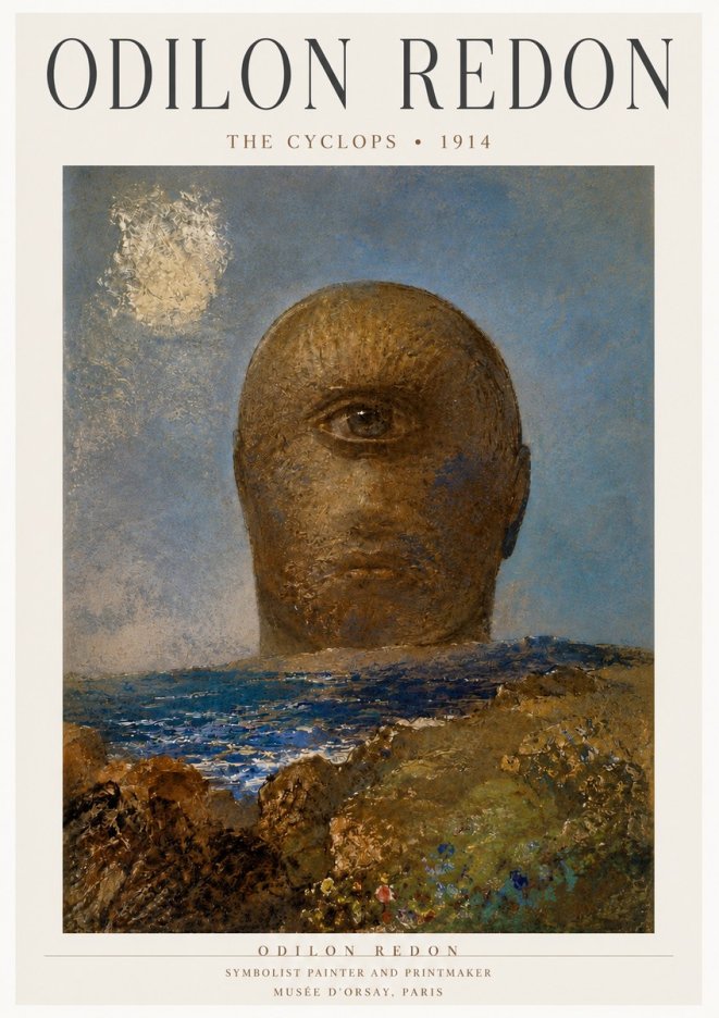 Odilon Redon The Cyclops I No4 - Juliste