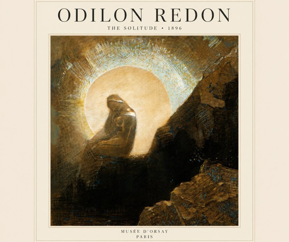 Odilon Redon The Solitude No2 - Juliste