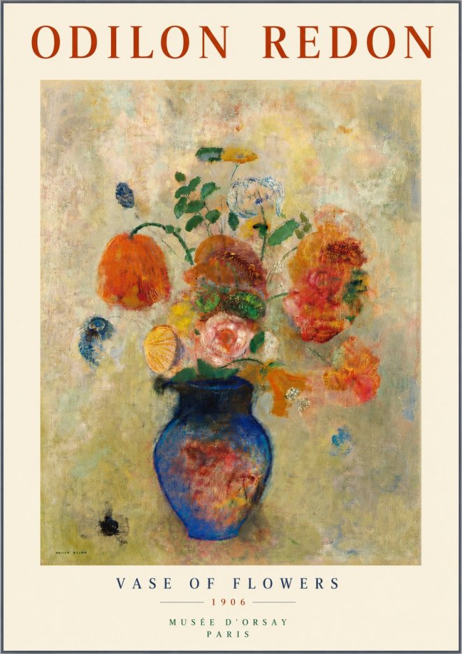 Odilon Redon Vase of Flowers No5 - Juliste