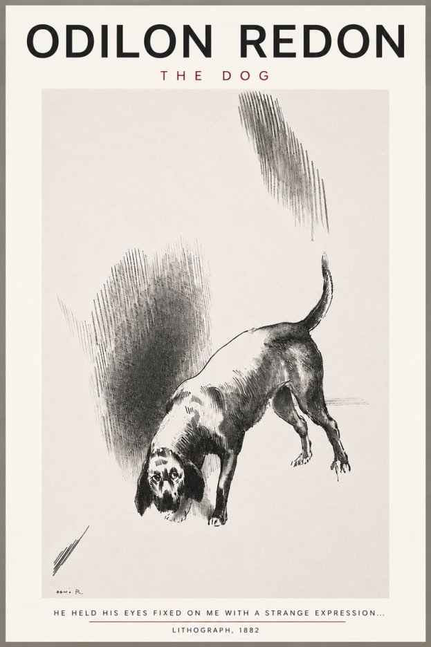 Odilon Redon The Dog No4 - Juliste