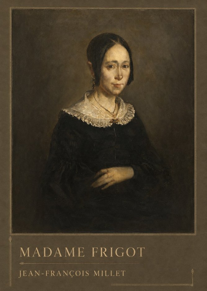 Jean-François Millet Madame Frigot No2 - Juliste