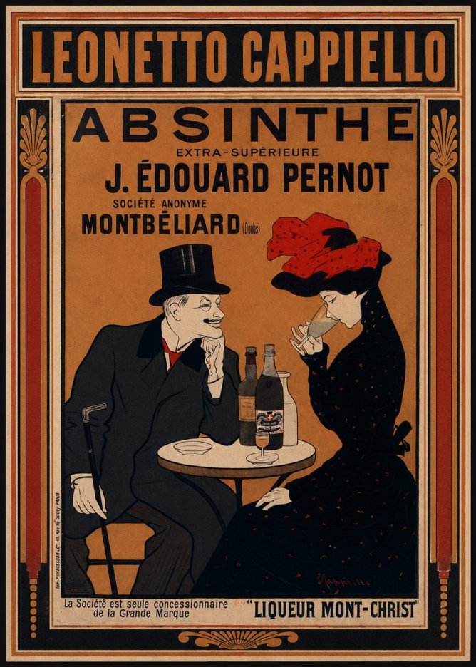 Leonetto Cappiello Absinthe J. Édouard Pernot No1 - Juliste