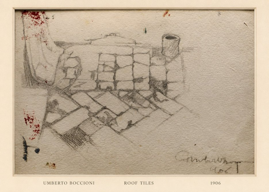Umberto Boccioni Roof Tiles No6 - Juliste