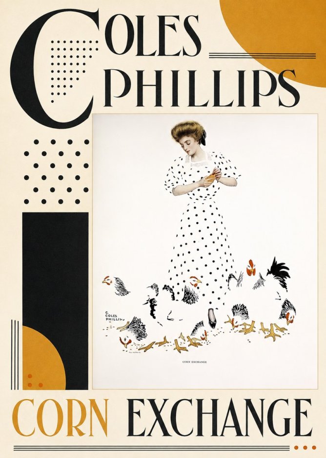 Coles Phillips Corn Exchange No3 - Juliste