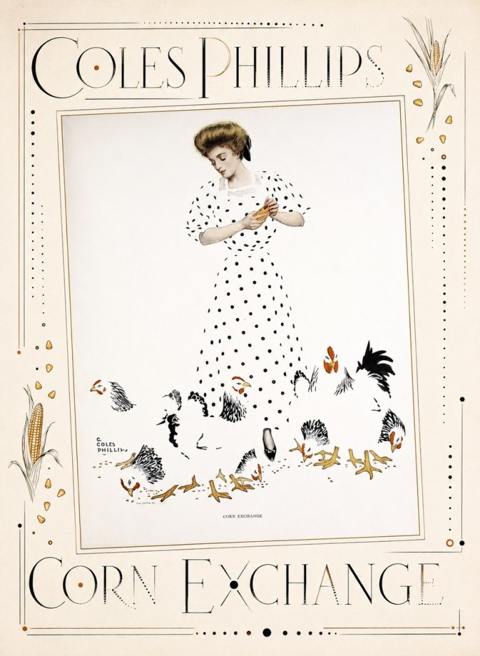 Coles Phillips Corn Exchange No5 - Juliste