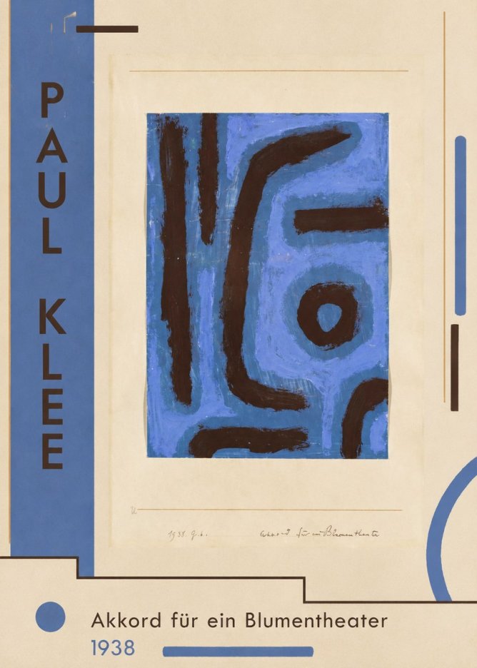 Paul Klee Akkord Für Ein Blumentheater No2 - Juliste