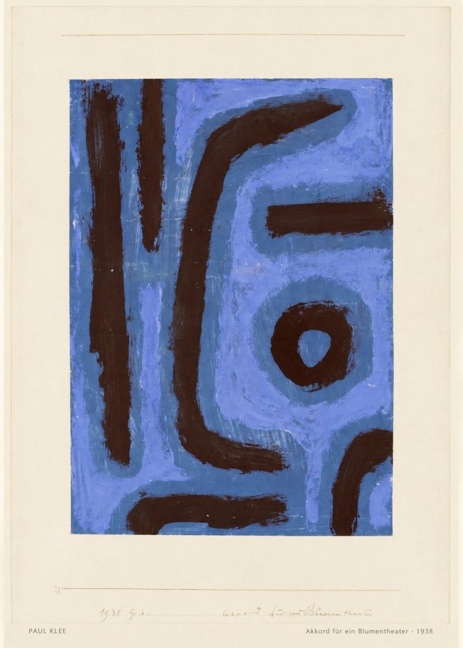 Paul Klee Akkord Für Ein Blumentheater No6 - Juliste