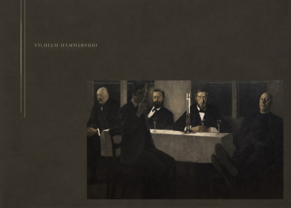 Vilhelm Hammershøi Five Portraits II No3 - Juliste