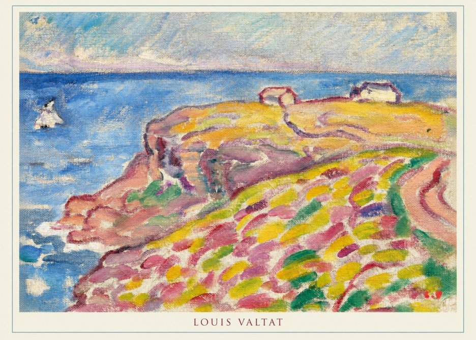 Louis Valtat Coastal Landscape with Bather No5 - Juliste