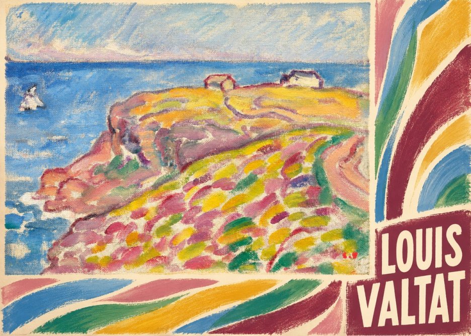 Louis Valtat Coastal Landscape with Bather No6 - Juliste