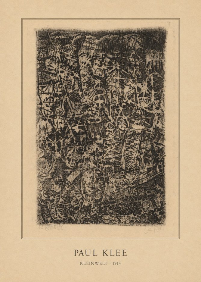 Paul Klee Kleinwelt No4 - Juliste