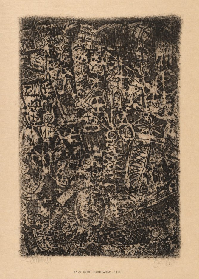 Paul Klee Kleinwelt No5 - Juliste
