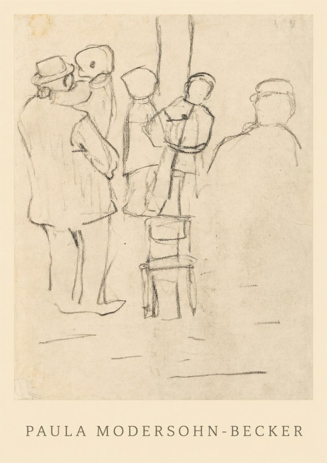 Paula Modersohn-Becker Studies of Figures No1 - Juliste