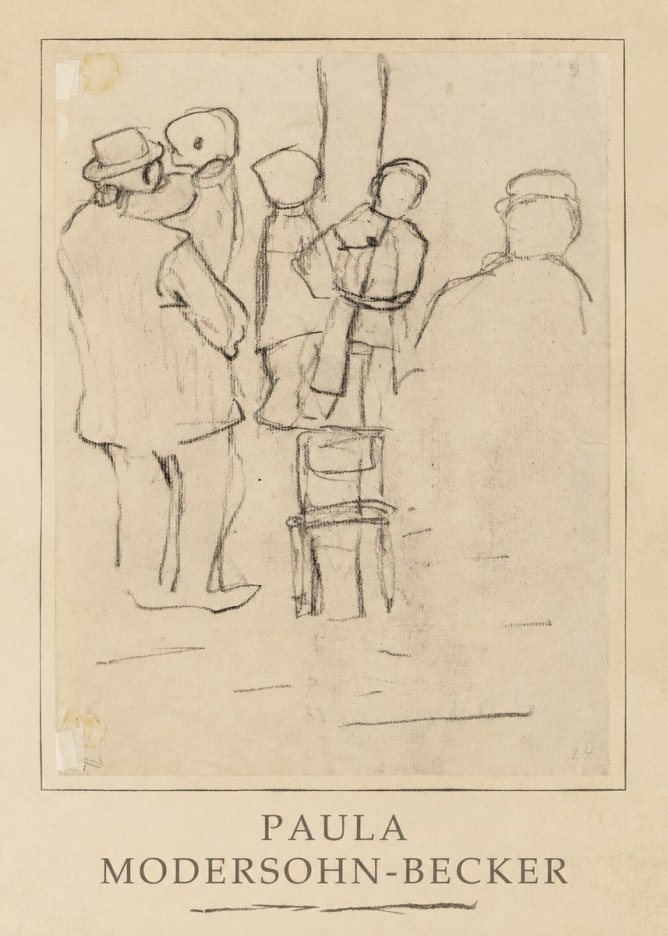 Paula Modersohn-Becker Studies of Figures No3 - Juliste