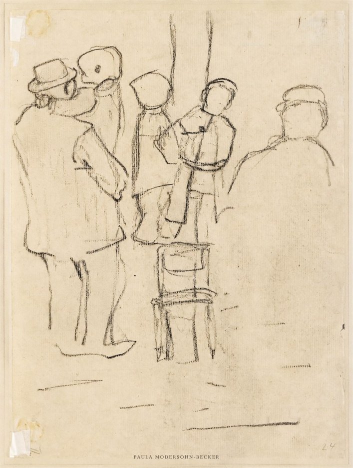 Paula Modersohn-Becker Studies of Figures No5 - Juliste