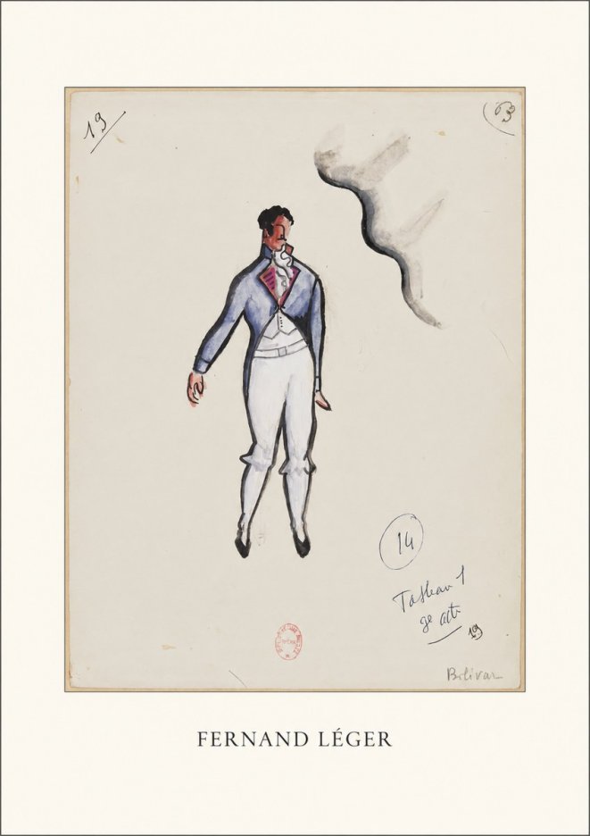 Fernand Léger Bolivar. Tableau 1 3E Acte No4 - Juliste