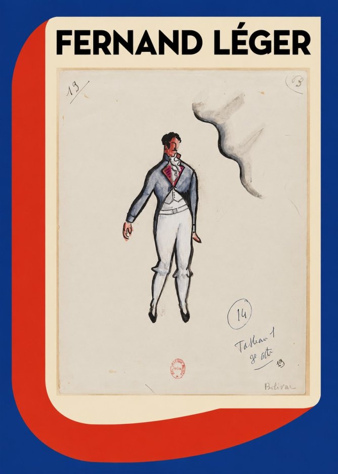 Fernand Léger Bolivar. Tableau 1 3E Acte No6 - Juliste