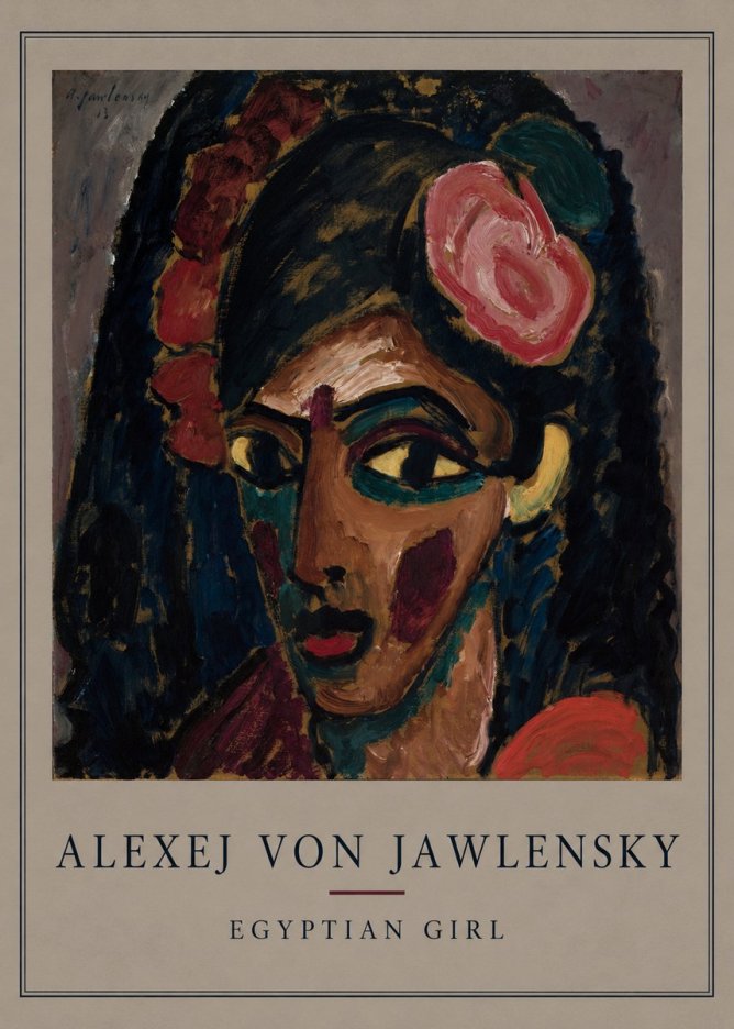 Alexej von Jawlensky Egyptian Girl No4 - Juliste