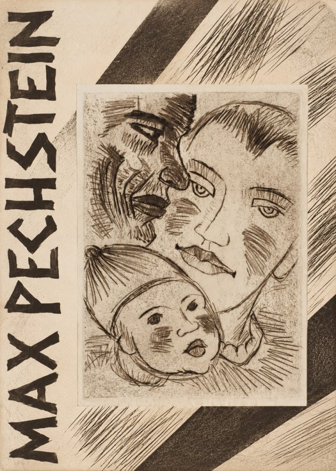 Max Pechstein Fischerfamilie No4 - Juliste