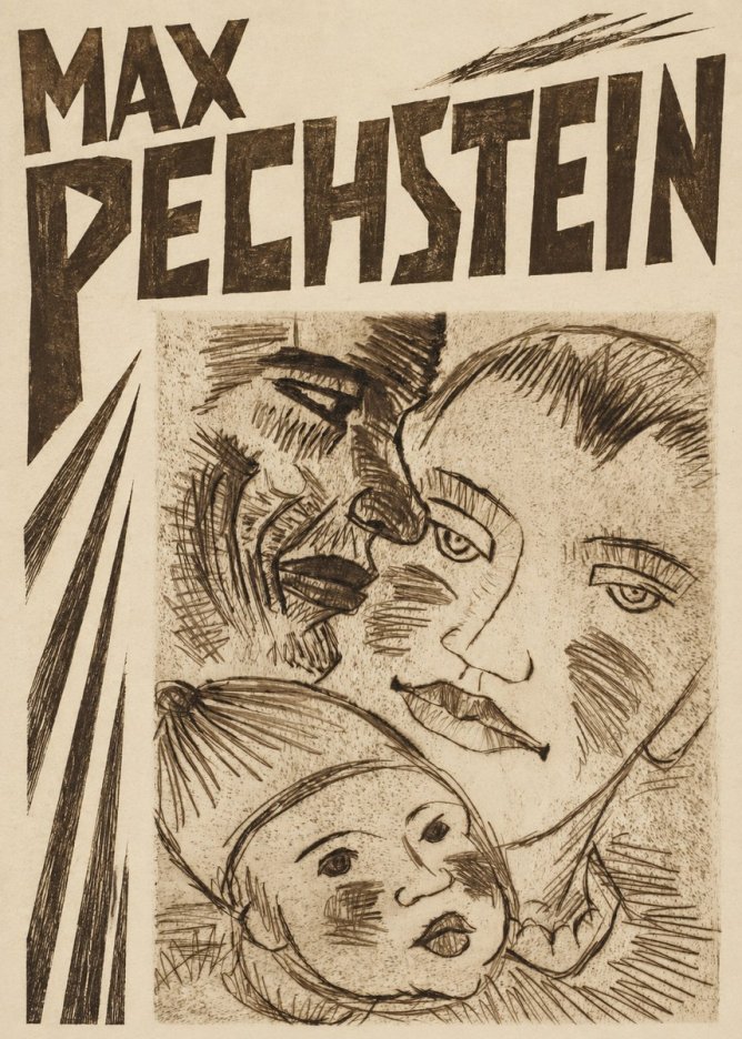 Max Pechstein Fischerfamilie No5 - Juliste