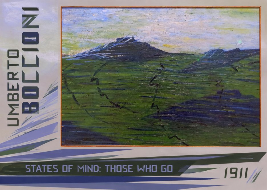 Umberto Boccioni States of Mind: Those Who Go No2 - Juliste
