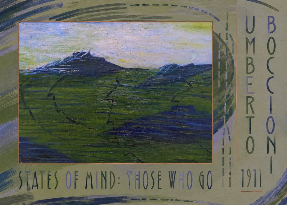 Umberto Boccioni States of Mind: Those Who Go No6 - Juliste