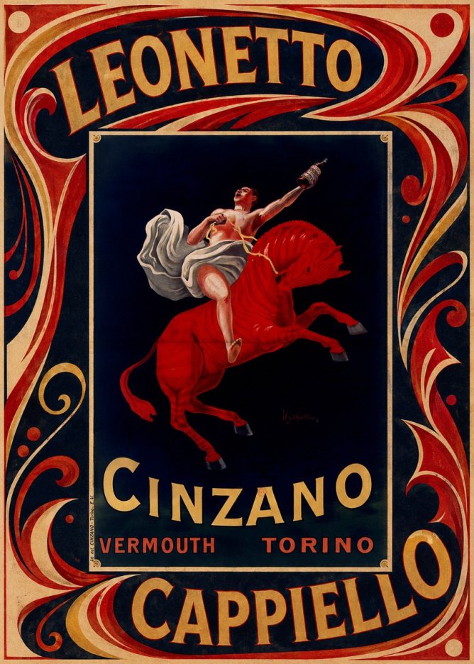 Leonetto Cappiello Cinzano Vermouth No5 - Juliste