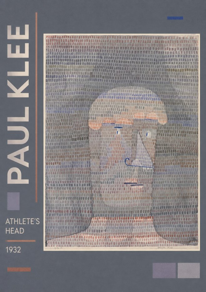 Paul Klee Athlete's Head No2 - Juliste