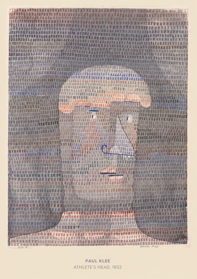 Paul Klee Athlete's Head No4 - Juliste