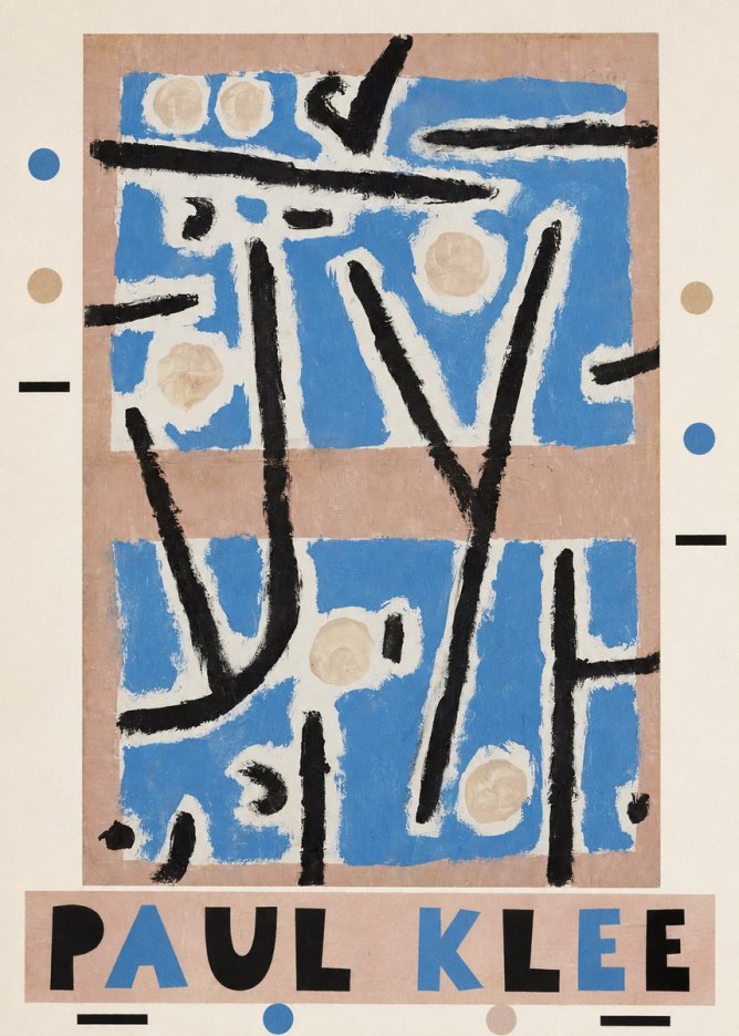 Paul Klee Abstract Geometric Composition No3 - Juliste