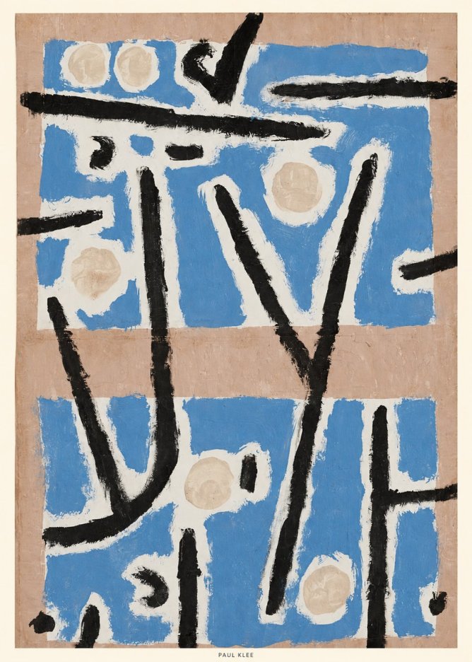 Paul Klee Abstract Geometric Composition No6 - Juliste