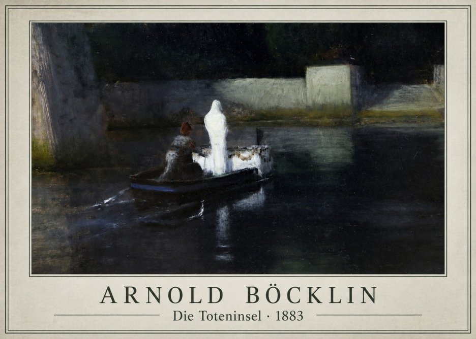 Arnold Böcklin Die Toteninsel III No1 - Juliste
