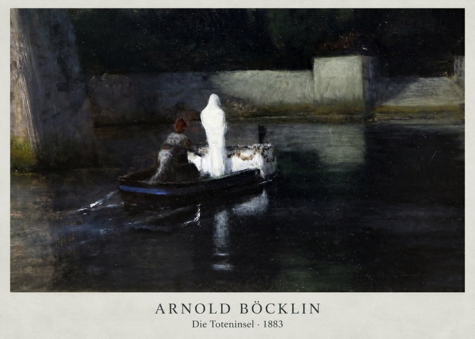 Arnold Böcklin Die Toteninsel III No2 - Juliste