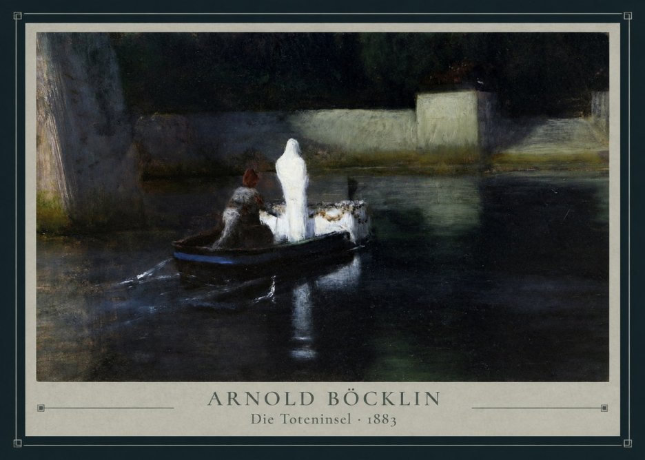 Arnold Böcklin Die Toteninsel III No3 - Juliste