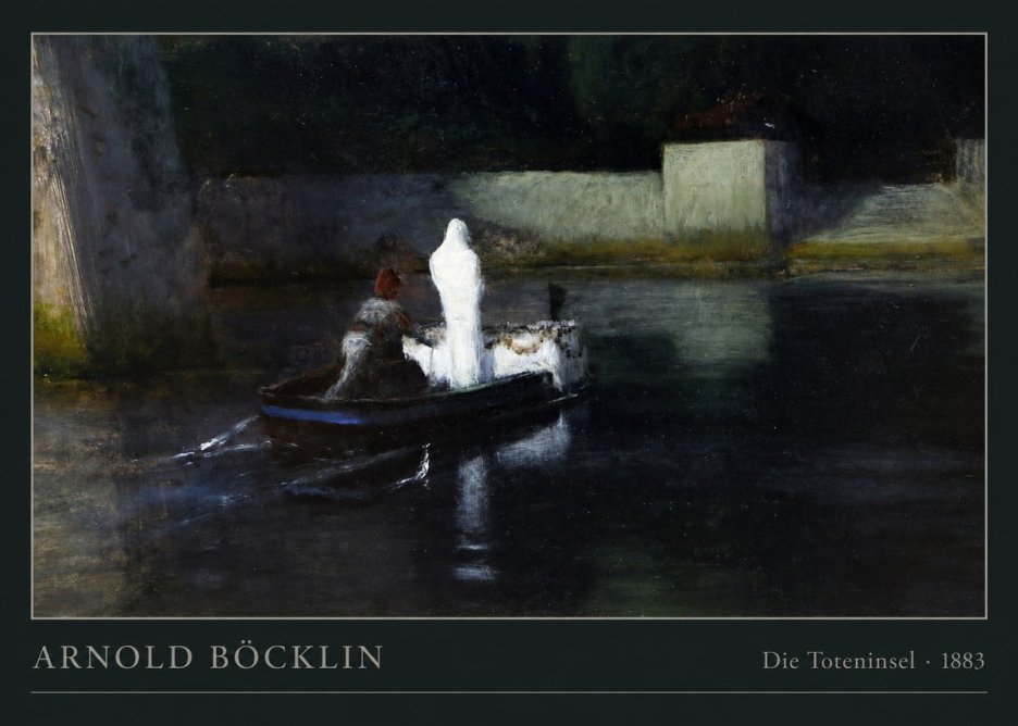 Arnold Böcklin Die Toteninsel III No4 - Juliste
