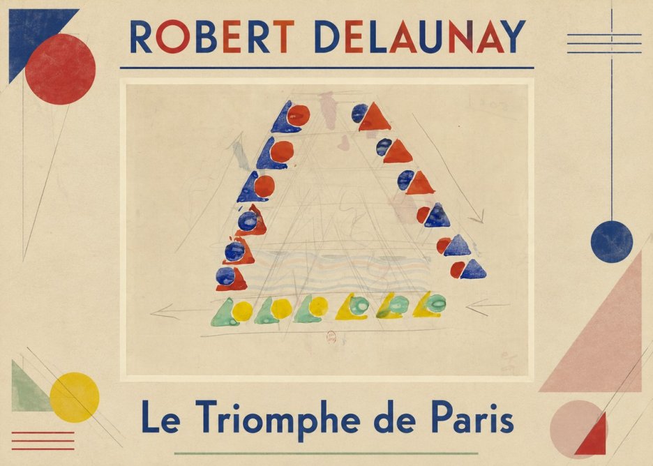 Robert Delaunay Le Triomphe De Paris II No1 - Juliste