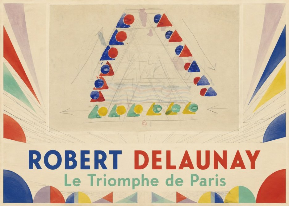 Robert Delaunay Le Triomphe De Paris II No4 - Juliste