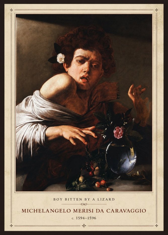 Michelangelo Merisi da Caravaggio Boy Bitten by a Lizard No1 - Juliste