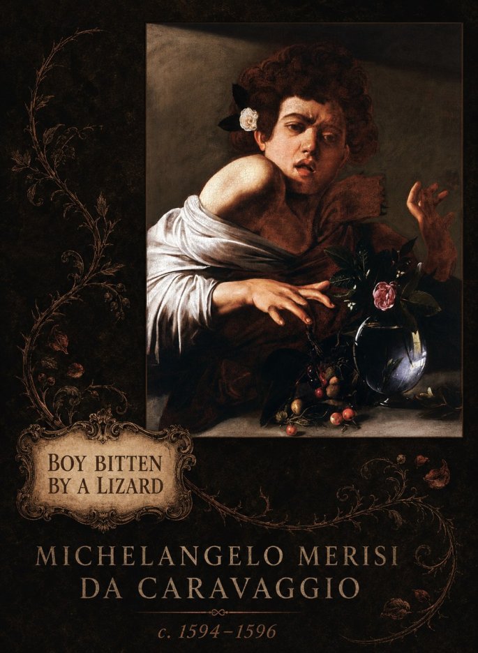 Michelangelo Merisi da Caravaggio Boy Bitten by a Lizard No6 - Juliste