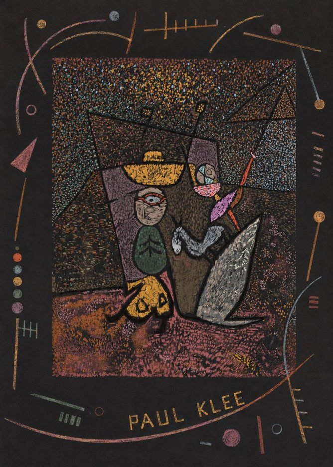 Paul Klee Man, Beast and Plant No4 - Juliste