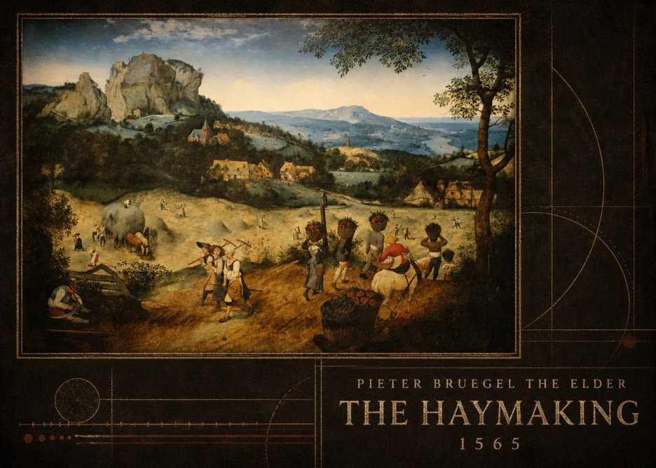 Pieter Bruegel The Haymaking No5 - Juliste