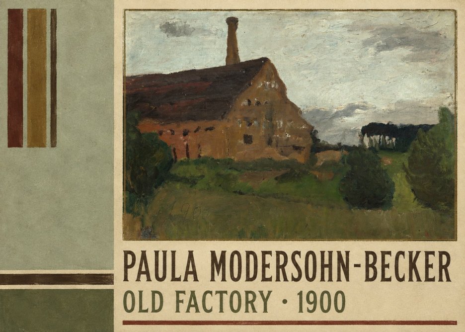 Paula Modersohn-Becker Old Factory No2 - Juliste