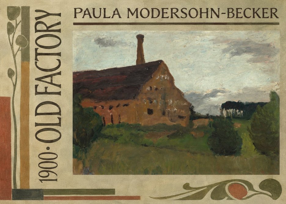 Paula Modersohn-Becker Old Factory No3 - Juliste