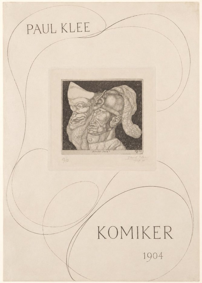 Paul Klee Komiker No3 - Juliste