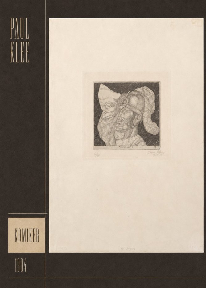 Paul Klee Komiker No4 - Juliste