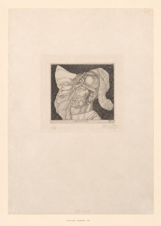 Paul Klee Komiker No6 - Juliste